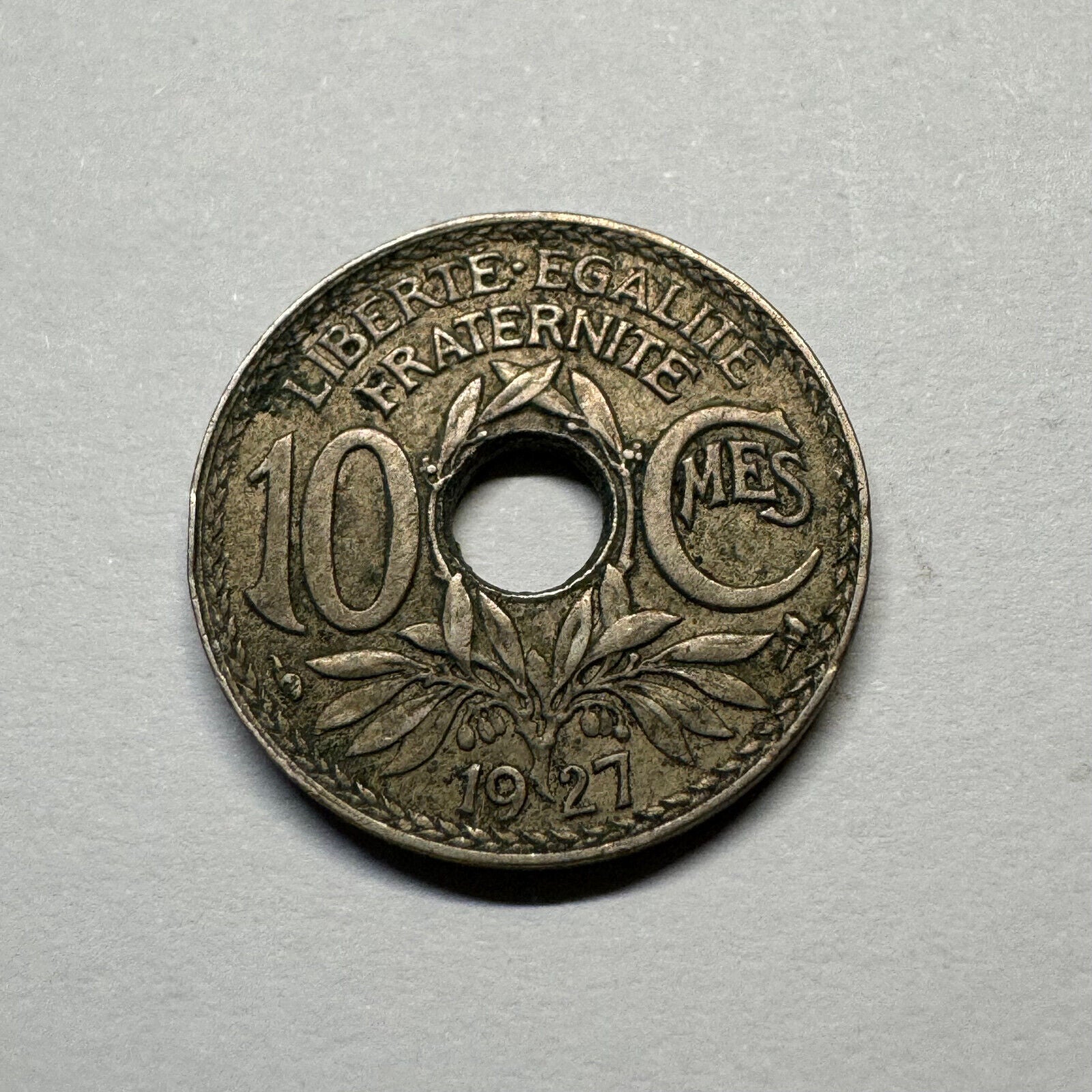 1927 France 10 Centimes- Beautiful Coin - #A-002