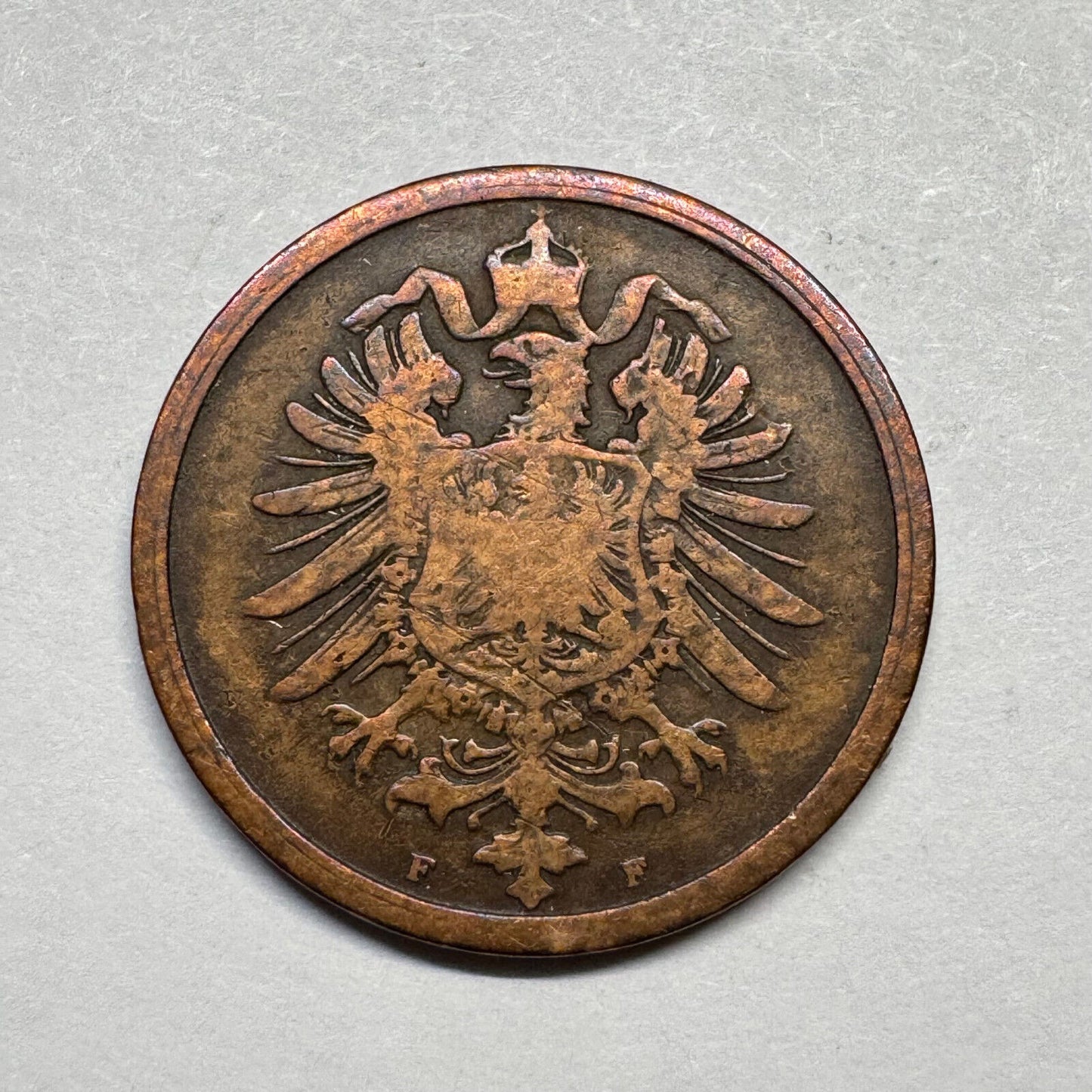 1876 Germany 2 Pfennig - Beautiful Coin - #A-100