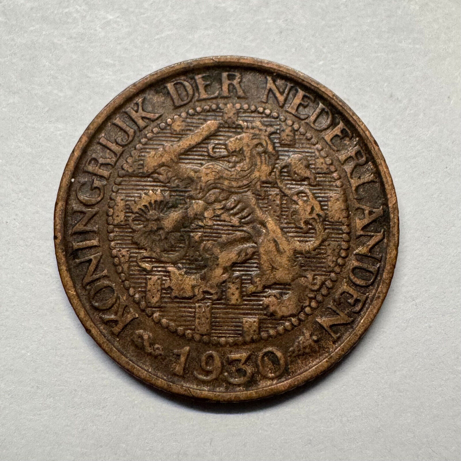 1930 Netherlands 1 Cent - Beautiful Coin - #B-025