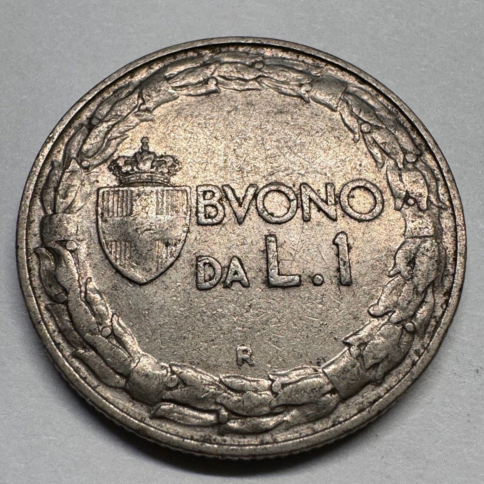 1924 Italy 1 Lira - Beautiful Coin - #A-050