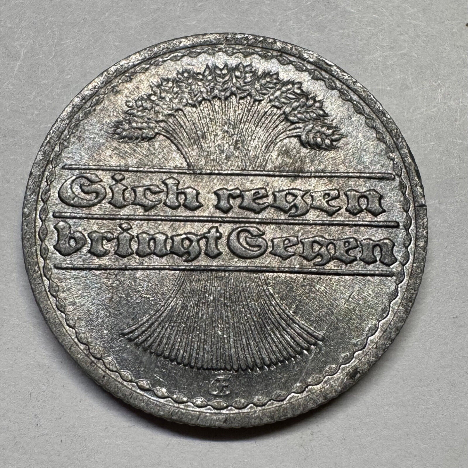 1921 Germany 50 Pfennig - Beautiful Coin - #A-100