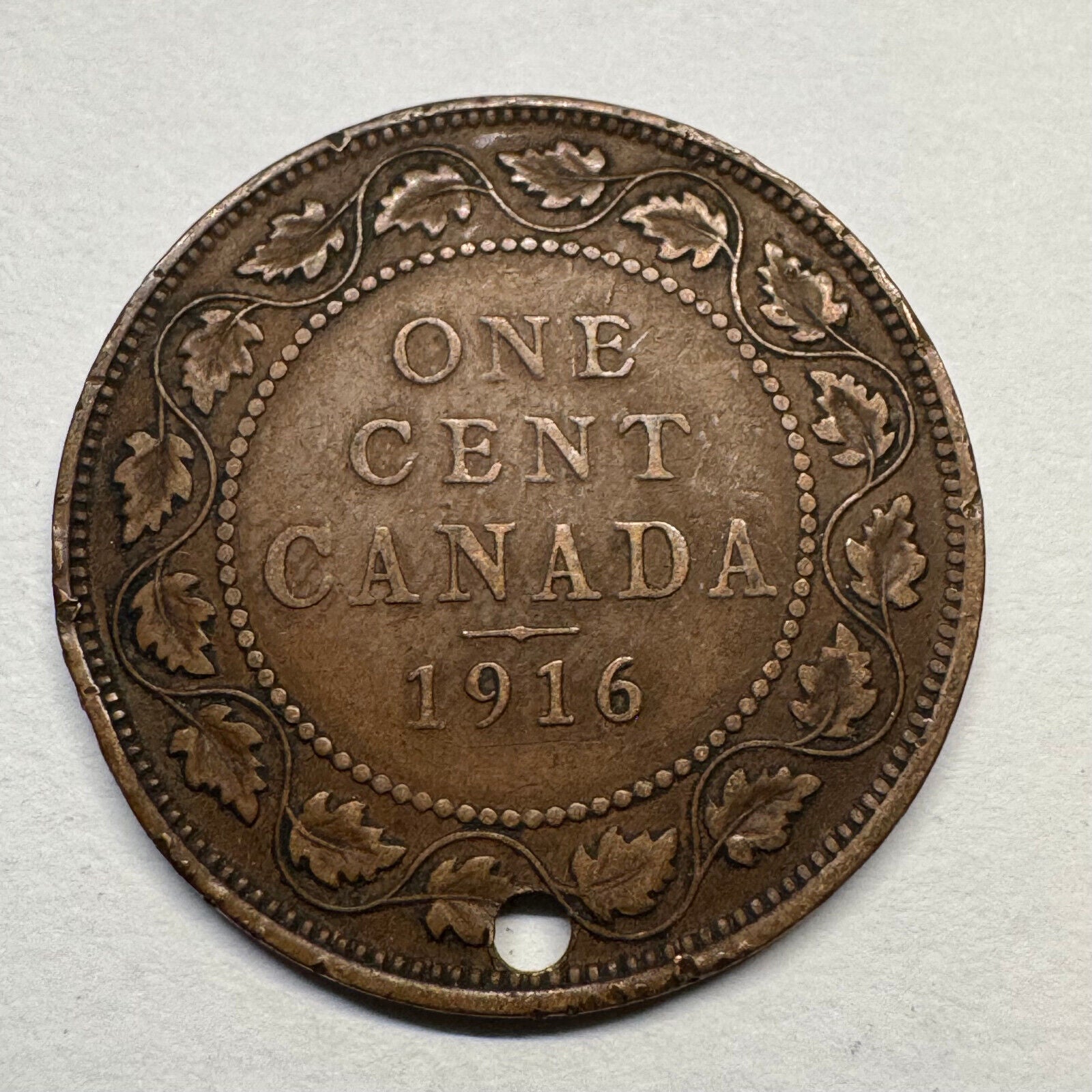 1916 Canada 1 Cent - Large Cent - Beautiful Coin - #B-043