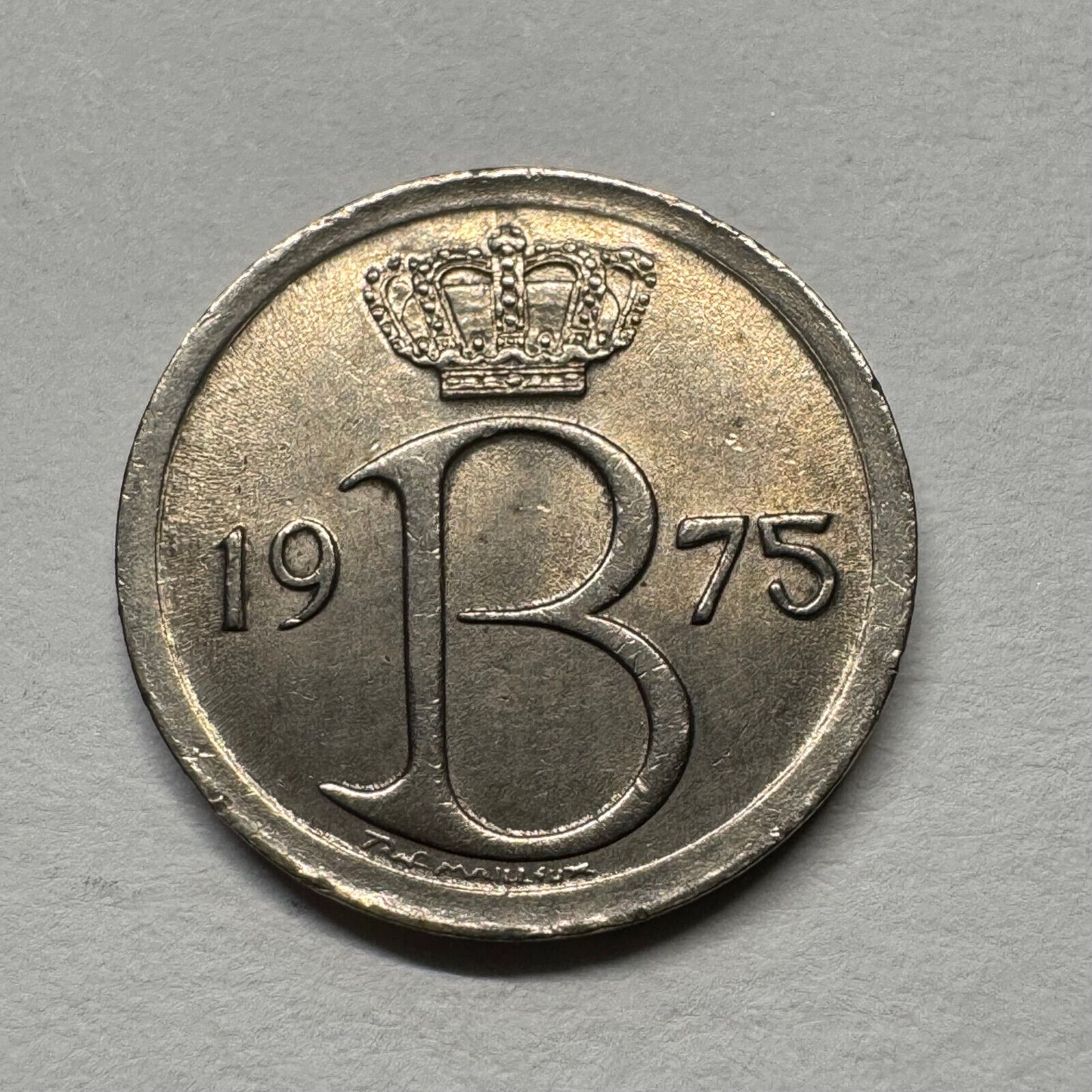 1975 Belgium 25 Centimes - Beautiful Coin - #B-058