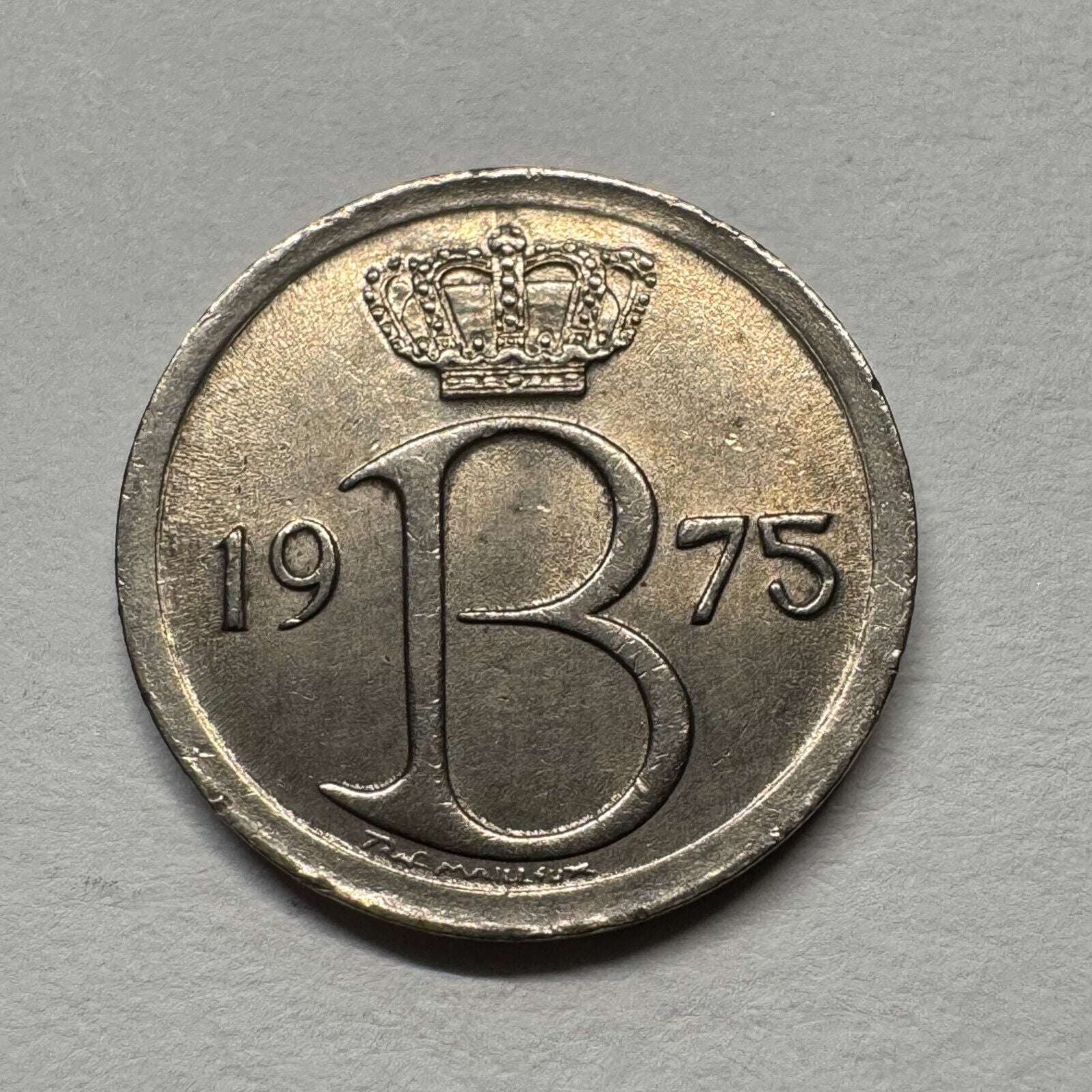 1975 Belgium 25 Centimes - Beautiful Coin - #B-058