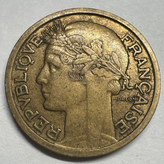 1938 France 1 Franc - Beautiful Coin - #A-080