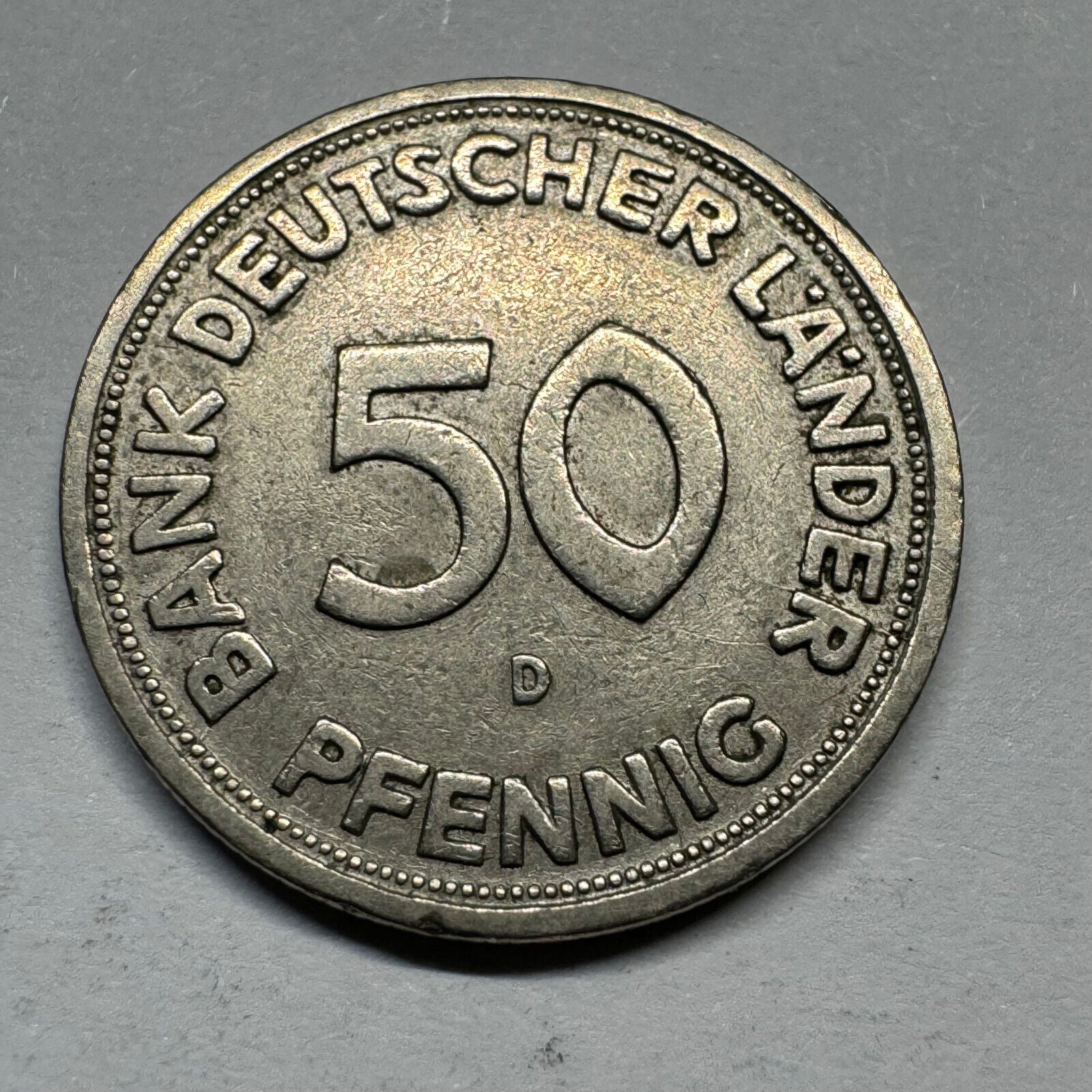 1949 Germany 50 Pfennig - Beautiful Coin - #A-011