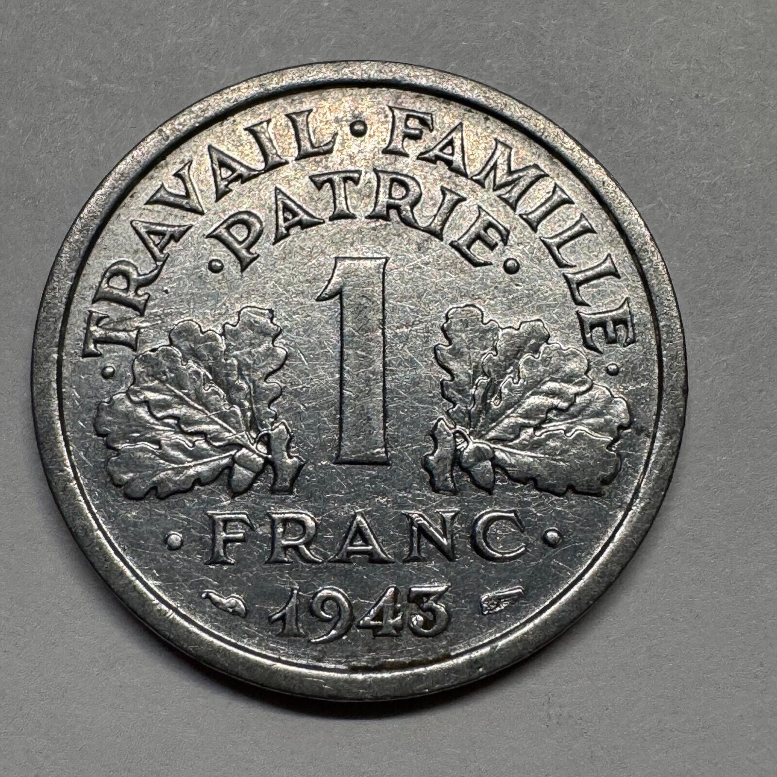 1943 France 1 Franc - Beautiful Coin - #B-027