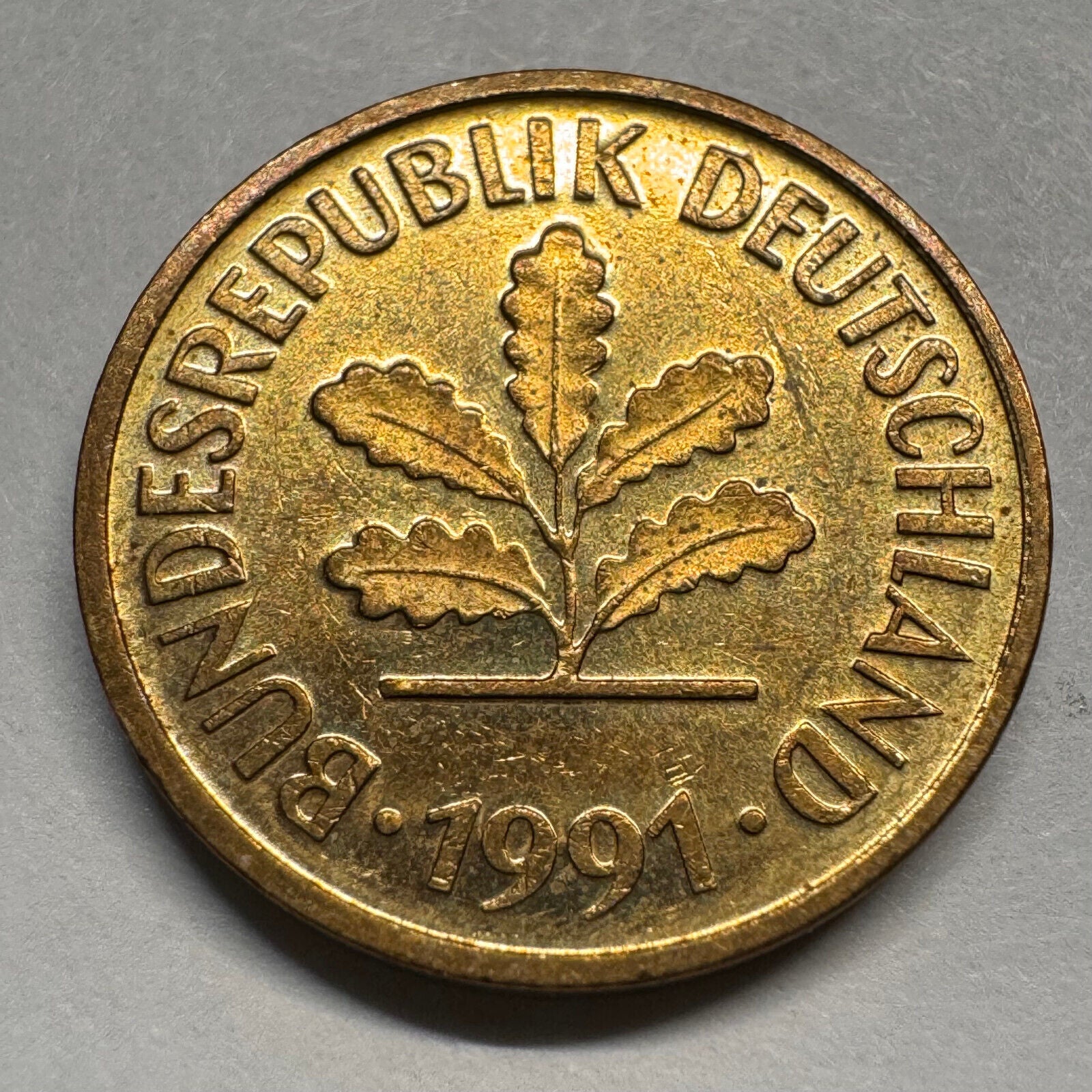 1991 Germany 5 Pfennig - A - Beautiful Coin - #A-051
