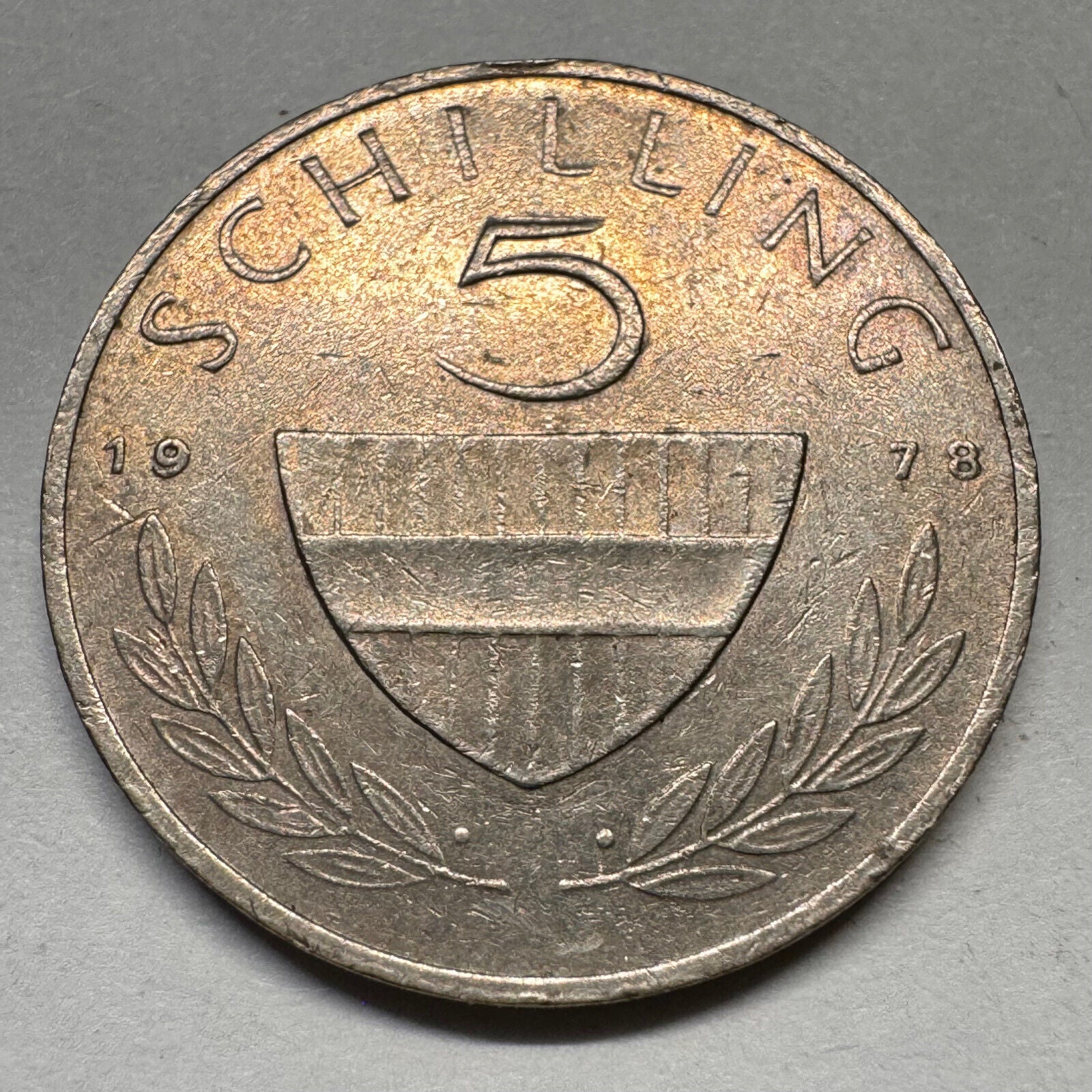 1978 Austria 5 Schilling - Beautiful Coin - #A-056