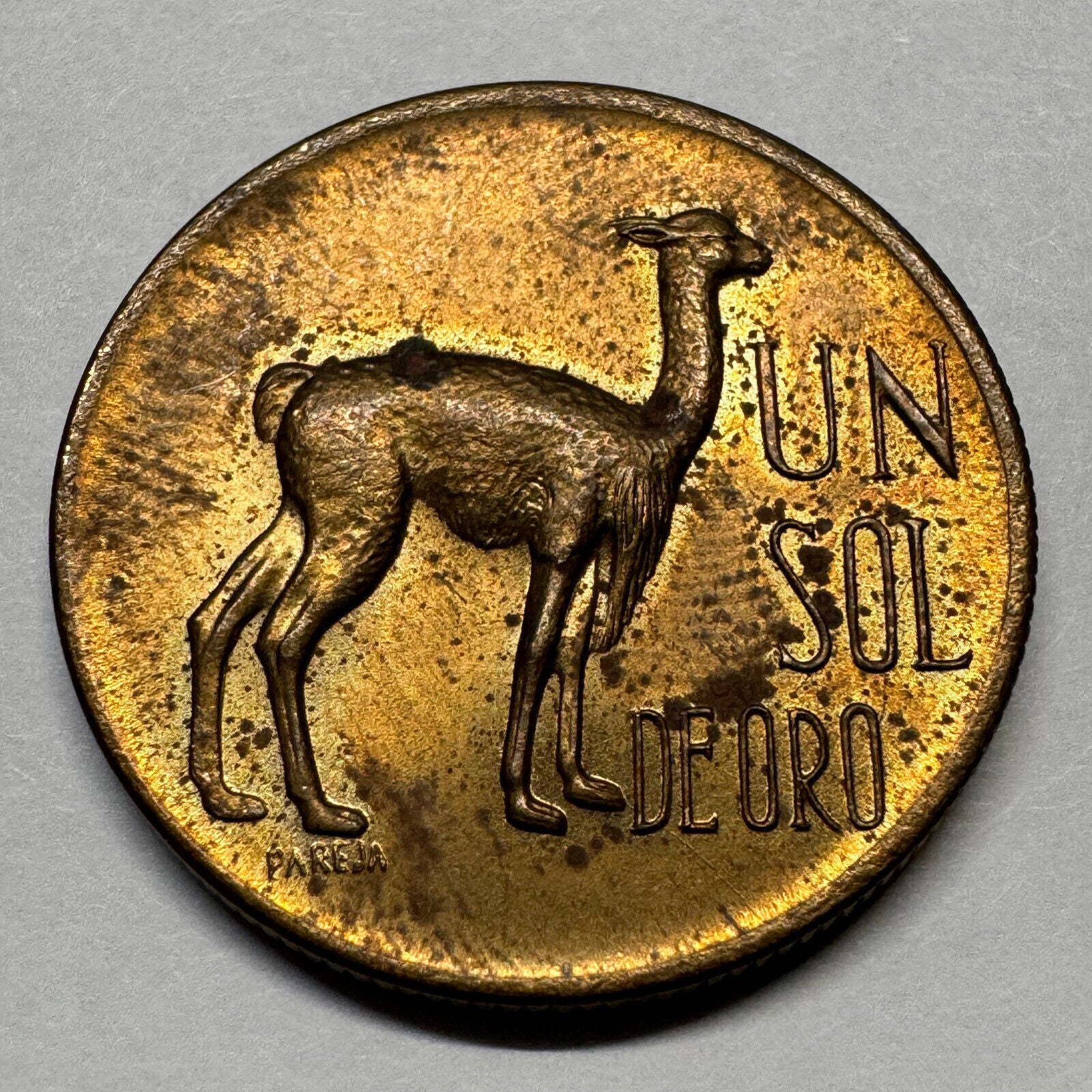 1970 Peru 1 Sol de Oro - Beautiful Coin - #A-037