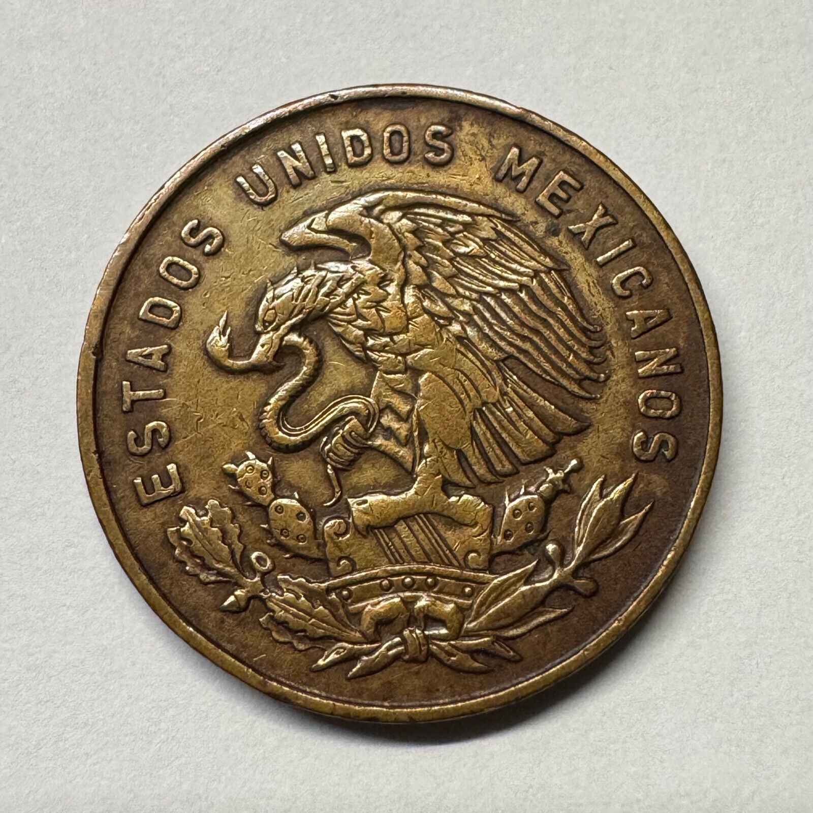 1968 Mexico 5 Centavos - Beautiful Coin - Lot #B-045