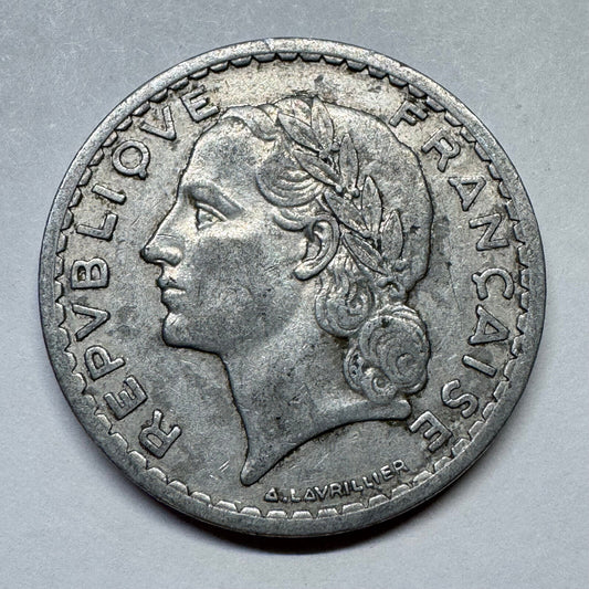 1946 France 5 Francs - Beautiful Coin - #B-002