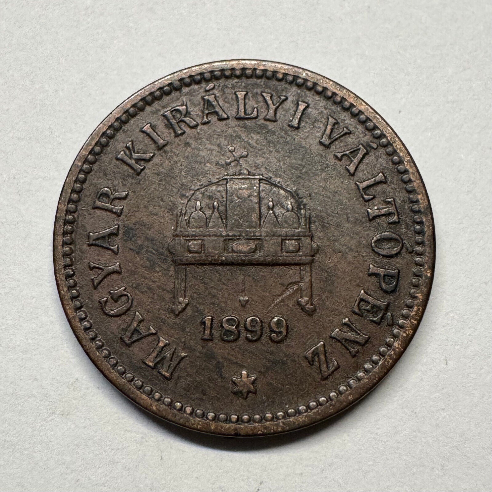 1899 Hungary 2 Filler - Beautiful Coin - #B-052