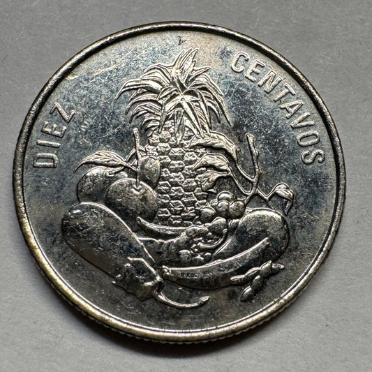 1989 Dominican Republic 10 Centavos - Beautiful Coin - #A-074