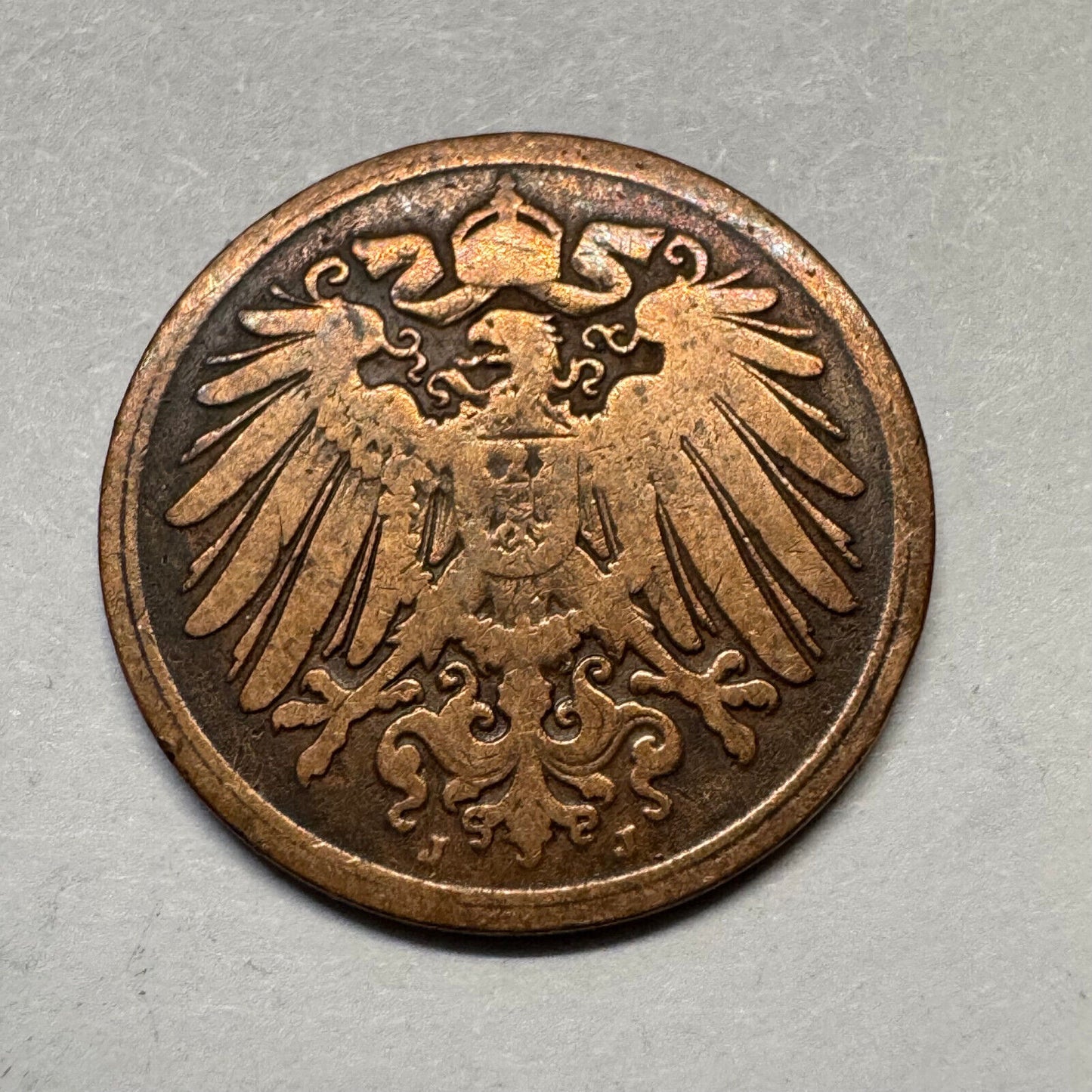 1899 Germany 1 Pfennig - Beautiful Coin - #A-090