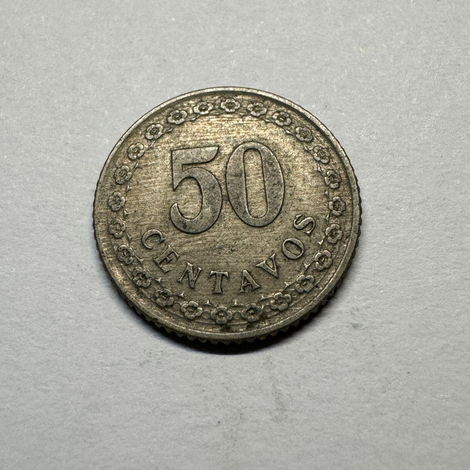1925 Paraguay 50 Centavos - Beautiful Coin - #A-002