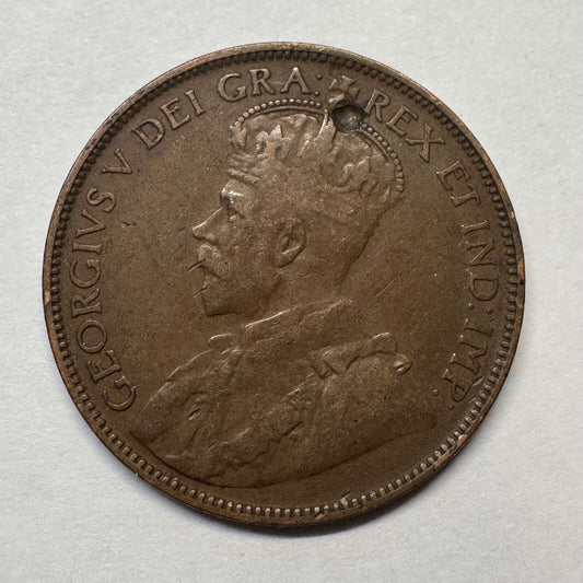 1918 Canada 1 Cent - Large Cent - Beautiful Coin - #B-006