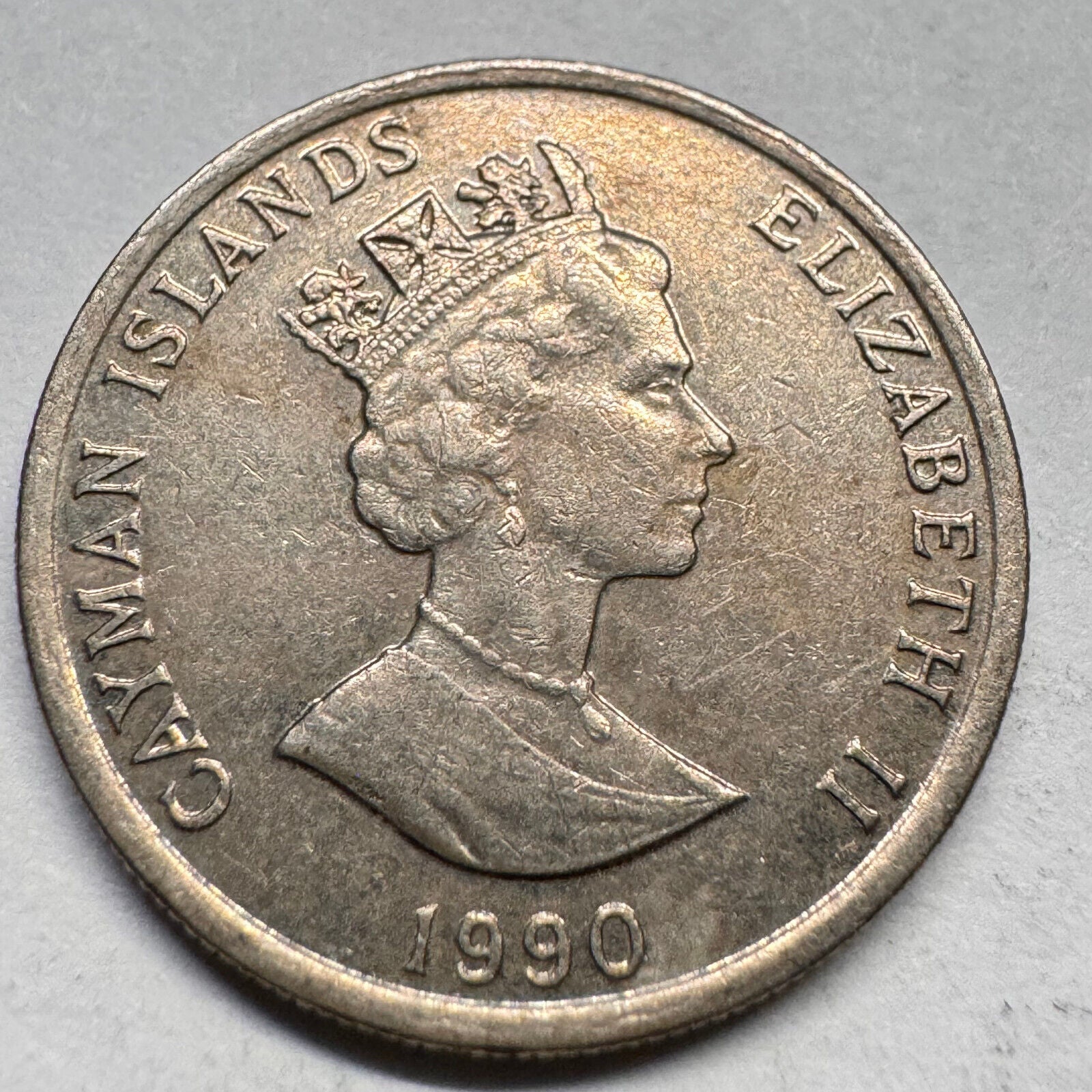 1980 Cayman Islands 10 Cents - Beautiful Coin - #A-032