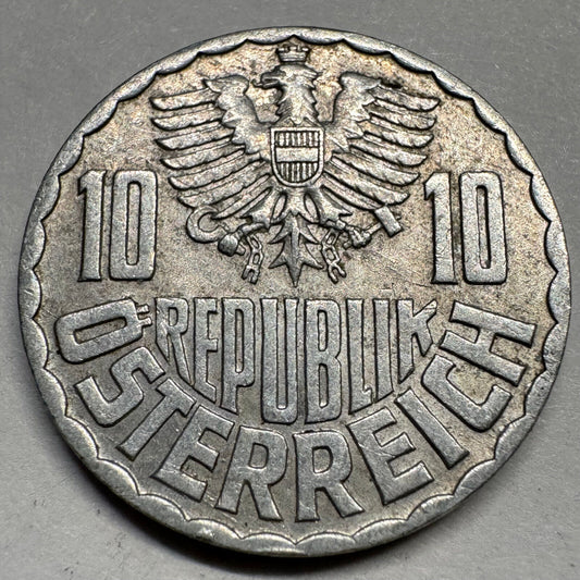 1951 Austria 10 Groschen - Beautiful Coin - #A-076