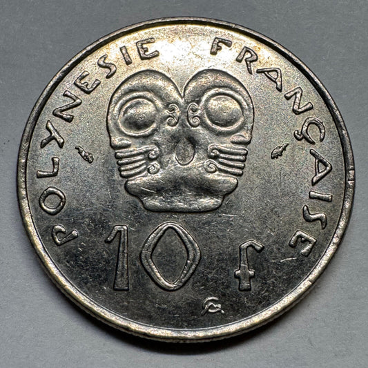 1991 French Polynesia 10 Francs - Beautiful Coin - #A-075