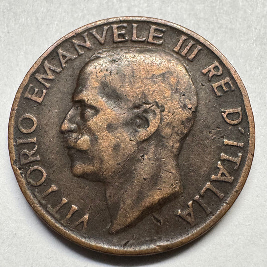 1929 Italy 5 Centesimi - Beautiful Coin - #A-083