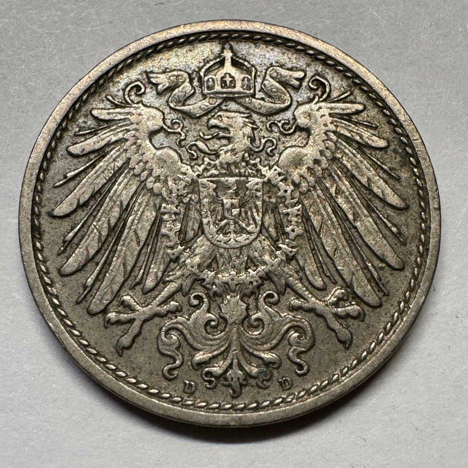 1912 Germany 10 Pfennig - Beautiful Coin - #A-092