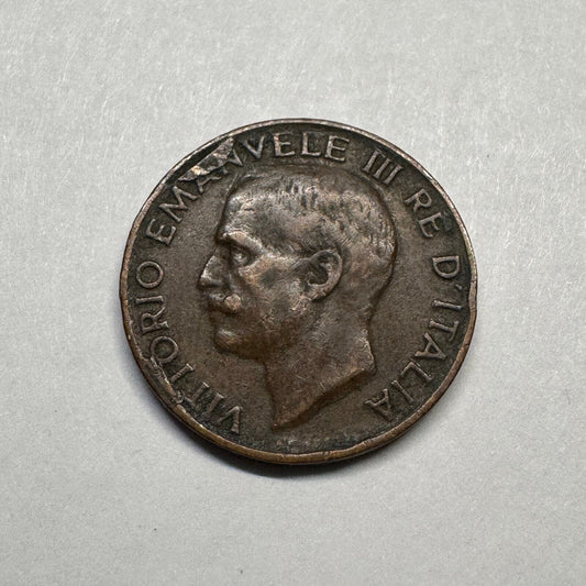 1922 Italy 5 Centesimi - Beautiful Coin - #B-004