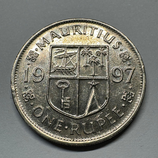1997 Mauritius 1 Rupee - Beautiful Coin - #A-008