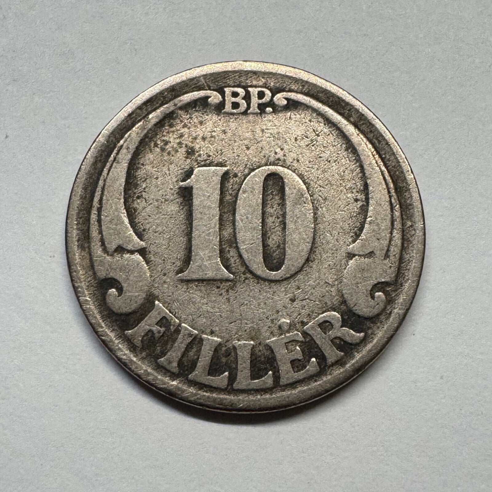 1927 Hungary 10 Filler - Beautiful Coin - #B-055