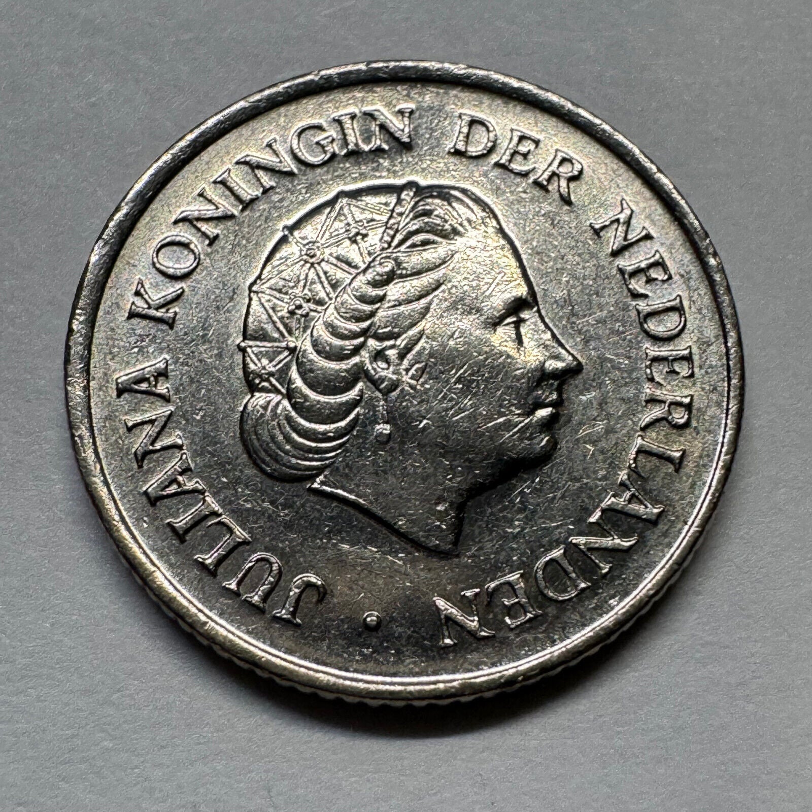 1970 Netherlands 25 Cents - Beautiful Coin - #B-029