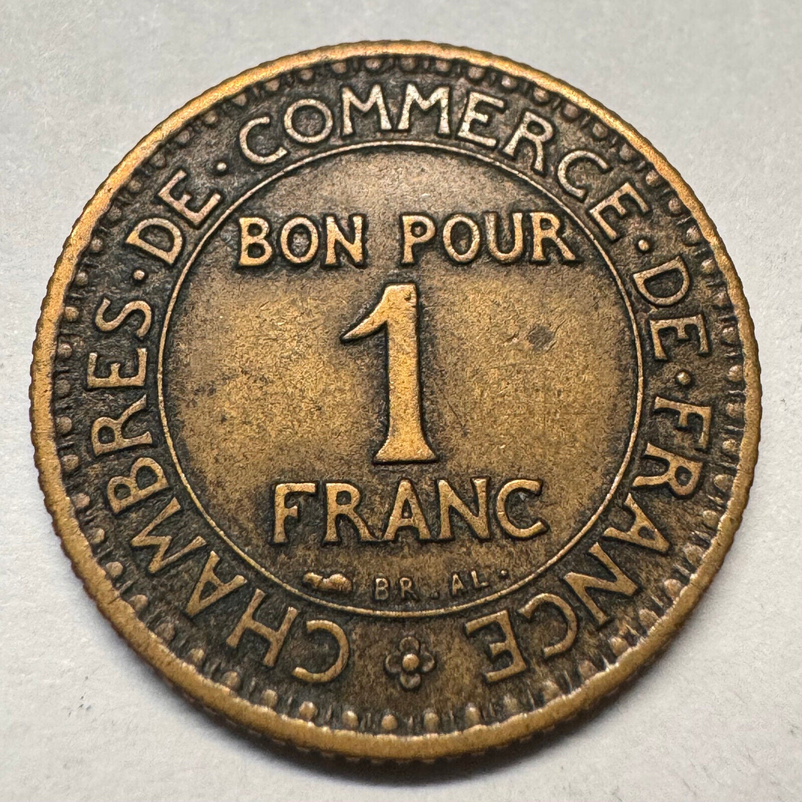 1923 France 1 Franc - Beautiful Coin - #A-059