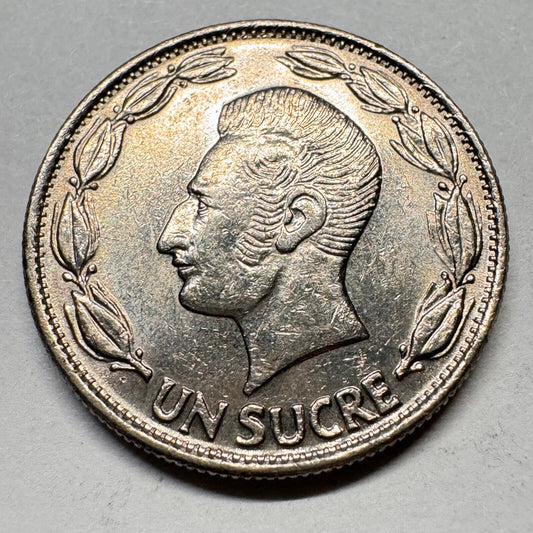 1981 Ecuador 1 Sucre - Beautiful Coin - #A-017