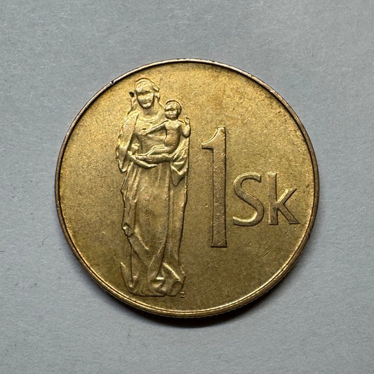 1993 Slovakia 1 Koruna - Beautiful Coin - #B-003