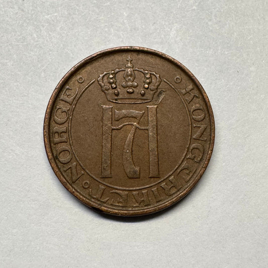 1935 Norway 1 Ore - Beautiful Coin - #B-035