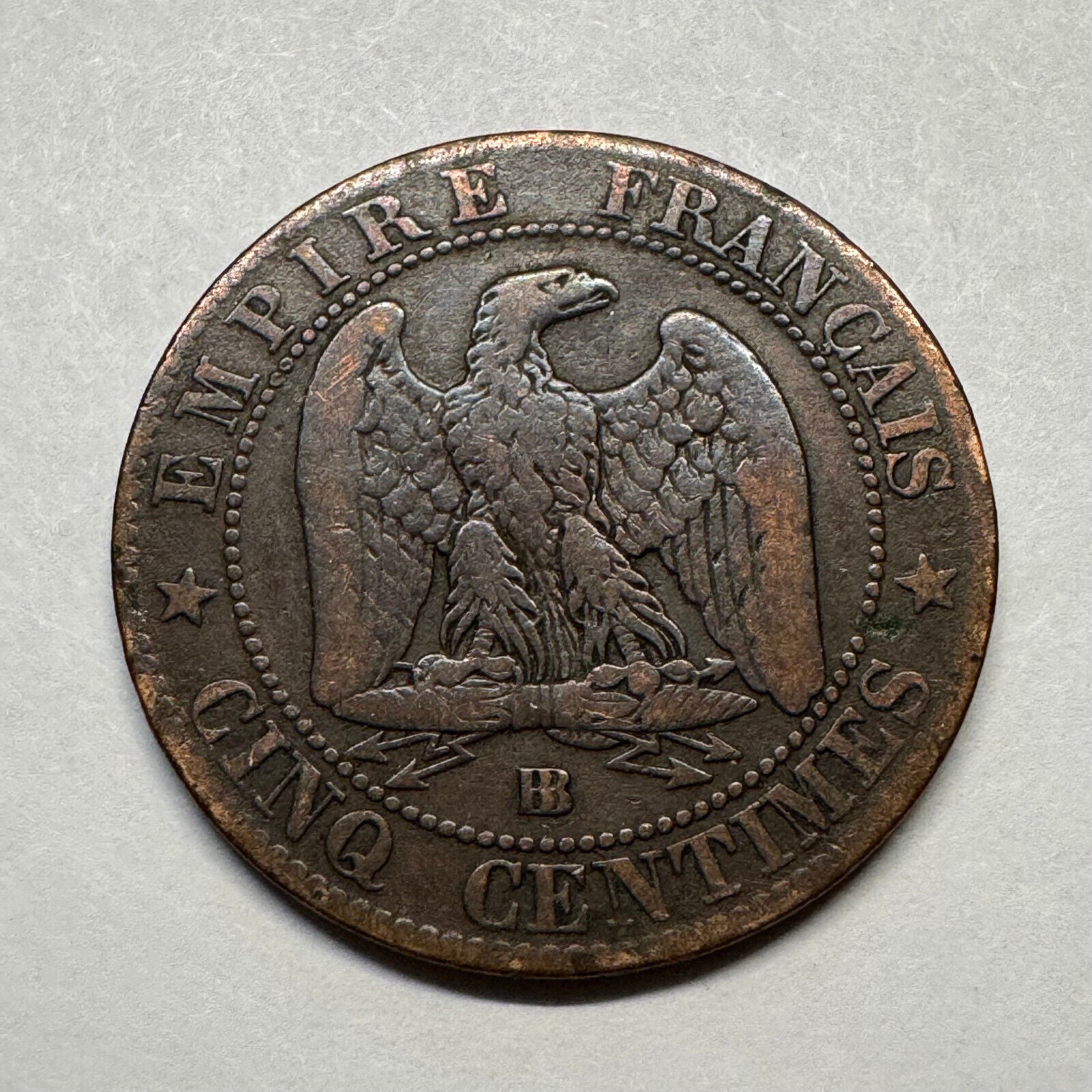 1861 France 5 Centimes - Beautiful Coin - #B-032