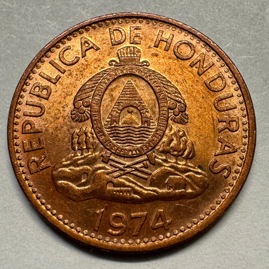 1974 Honduras 1 Centavo - Beautiful Coin - #A-079