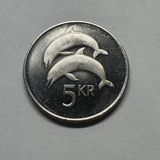 1999 Iceland 5 Kronur - Beautiful Coin - #B-030