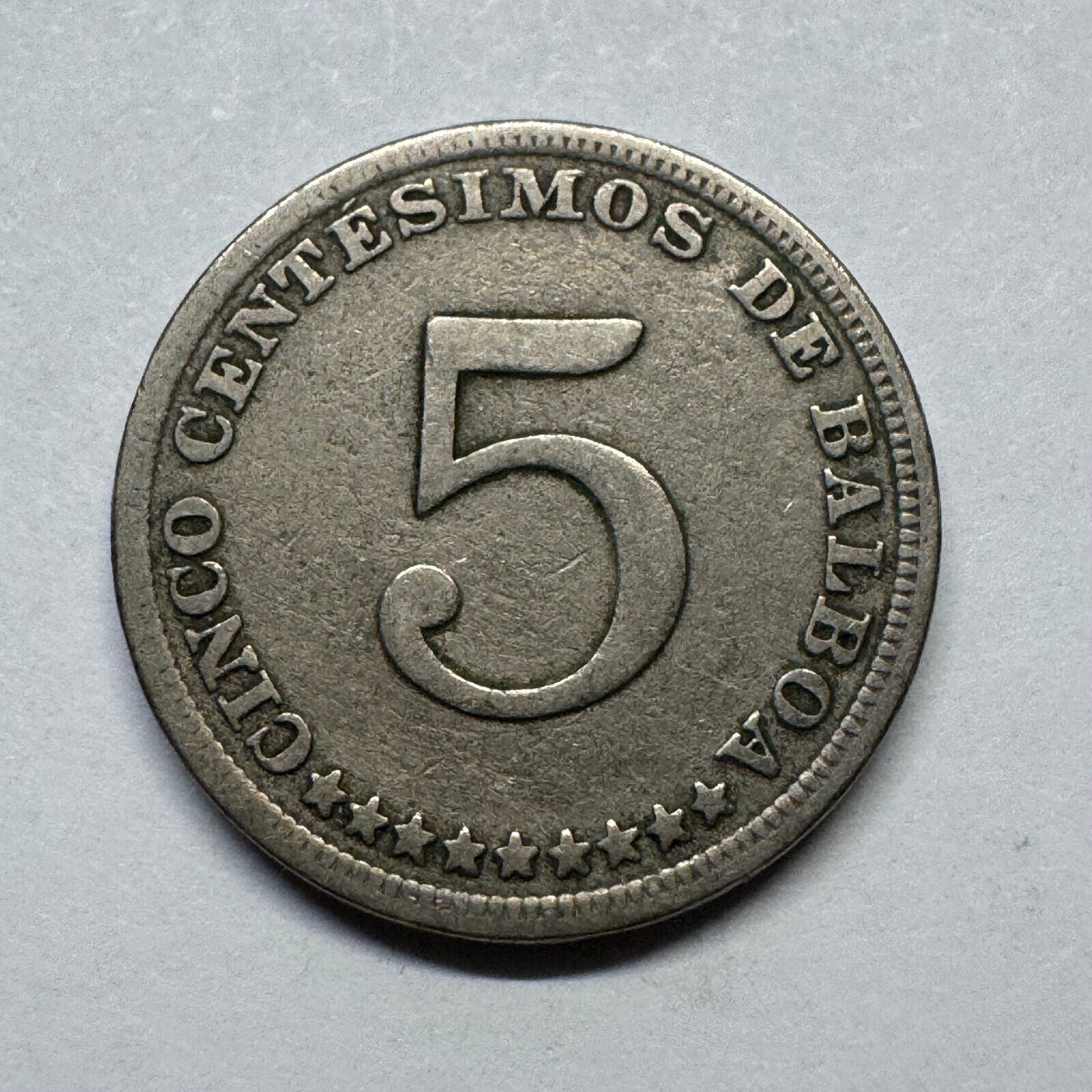 1929 Panama 5 Centesimos - Beautiful Coin - #B-025