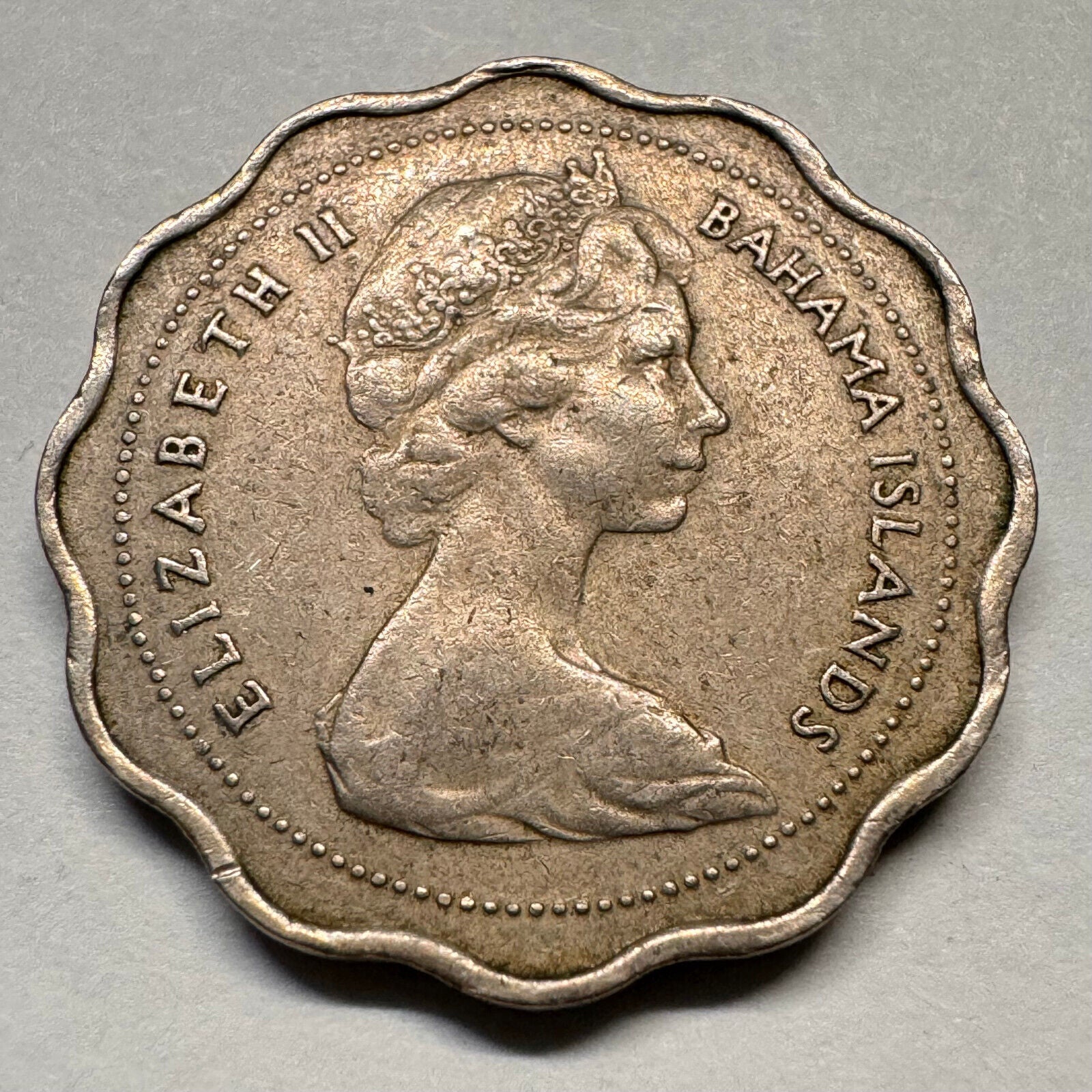 1969 Bahamas 10 Cents - Beautiful Coin - #A-033