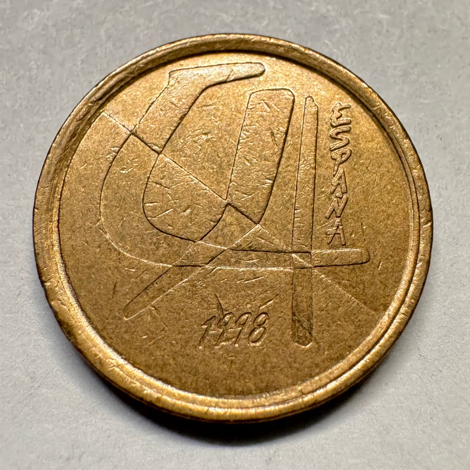 1998 Spain 5 Pesetas - Beautiful Coin - #A-024