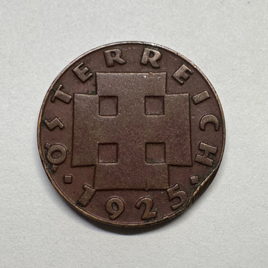 1925 Austria 2 Groschen - Beautiful Coin - #B-056