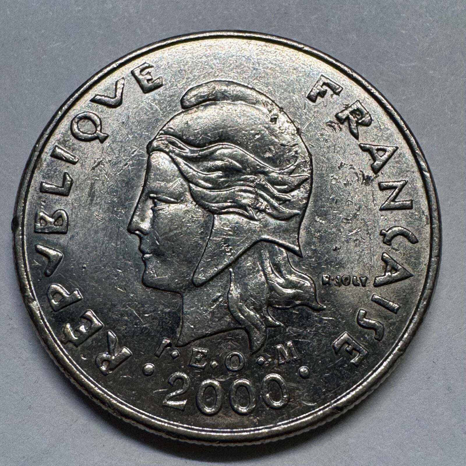 2000 French Polynesia 10 Francs - Beautiful Coin - #A-079