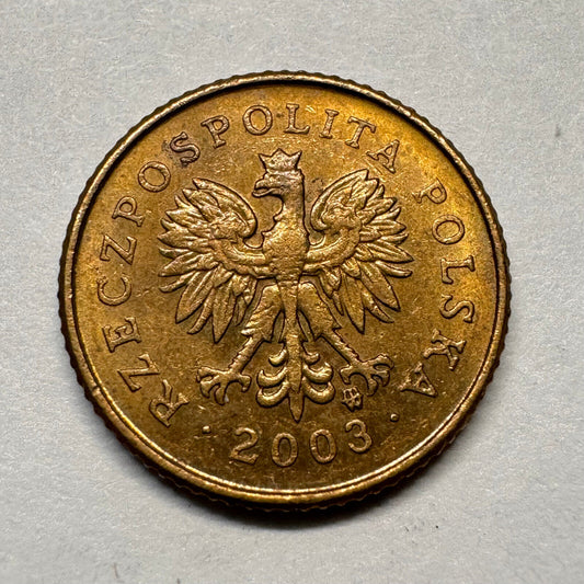 2003 Poland 1 Grosz - Beautiful Coin - #A-015