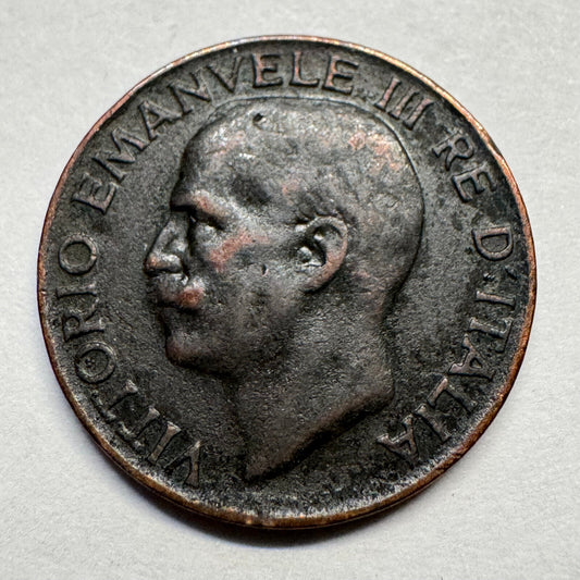 1925 Italy 5 Centesimi - Beautiful Coin - #A-086