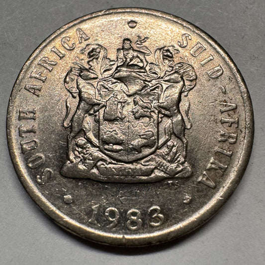 1983 South Africa 10 Cents - Beautiful Coin - #A-058
