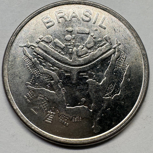 1982 Brazil 50 Cruzeiros - Beautiful Coin - #A-032