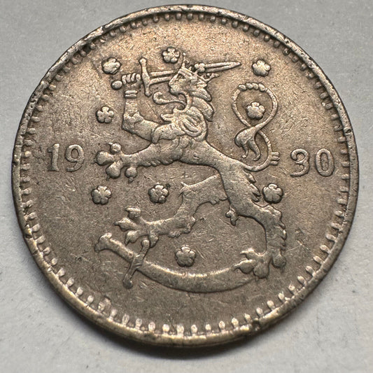 1930 Finland 1 Markka - Beautiful Coin - #A-059