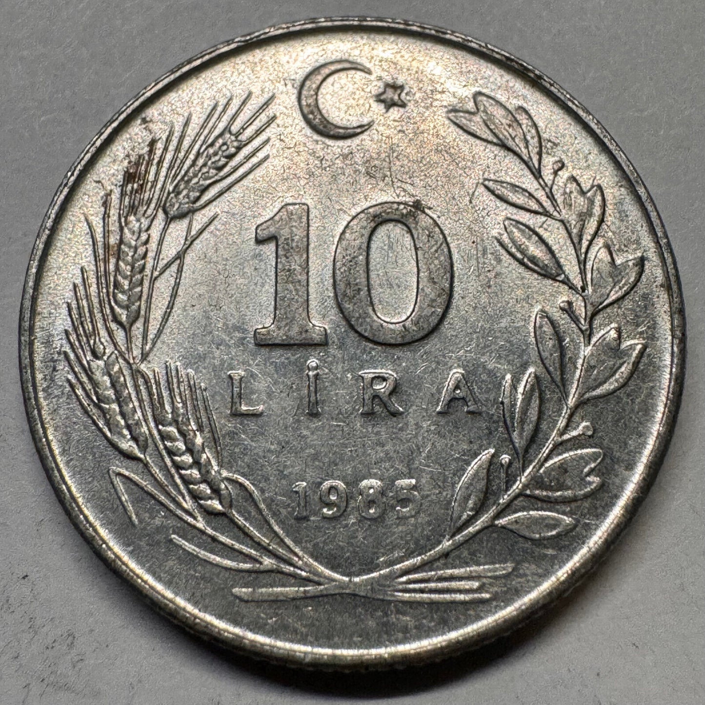 1985 Turkey 10 Lira - Beautiful Coin - #A-048