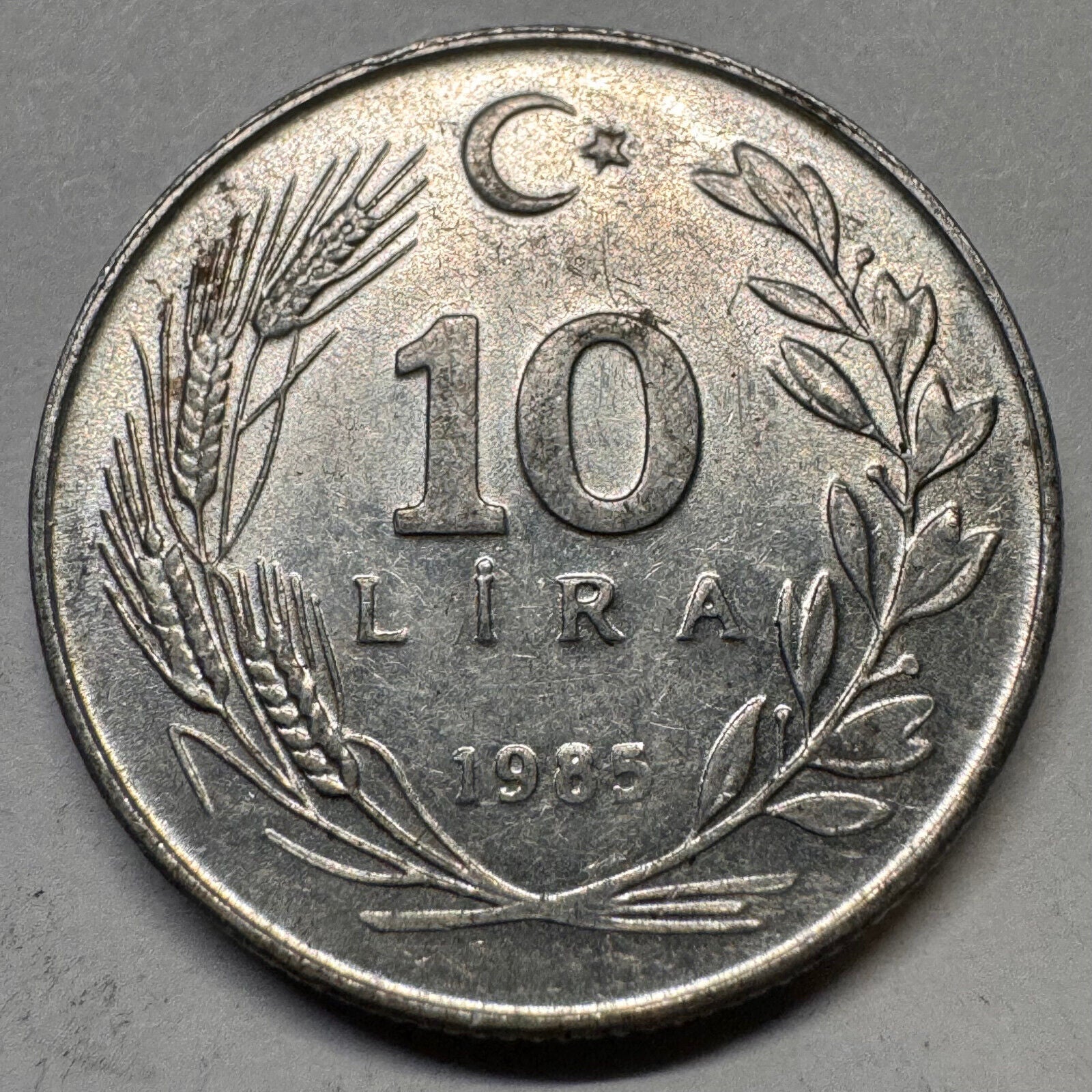 1985 Turkey 10 Lira - Beautiful Coin - #A-048
