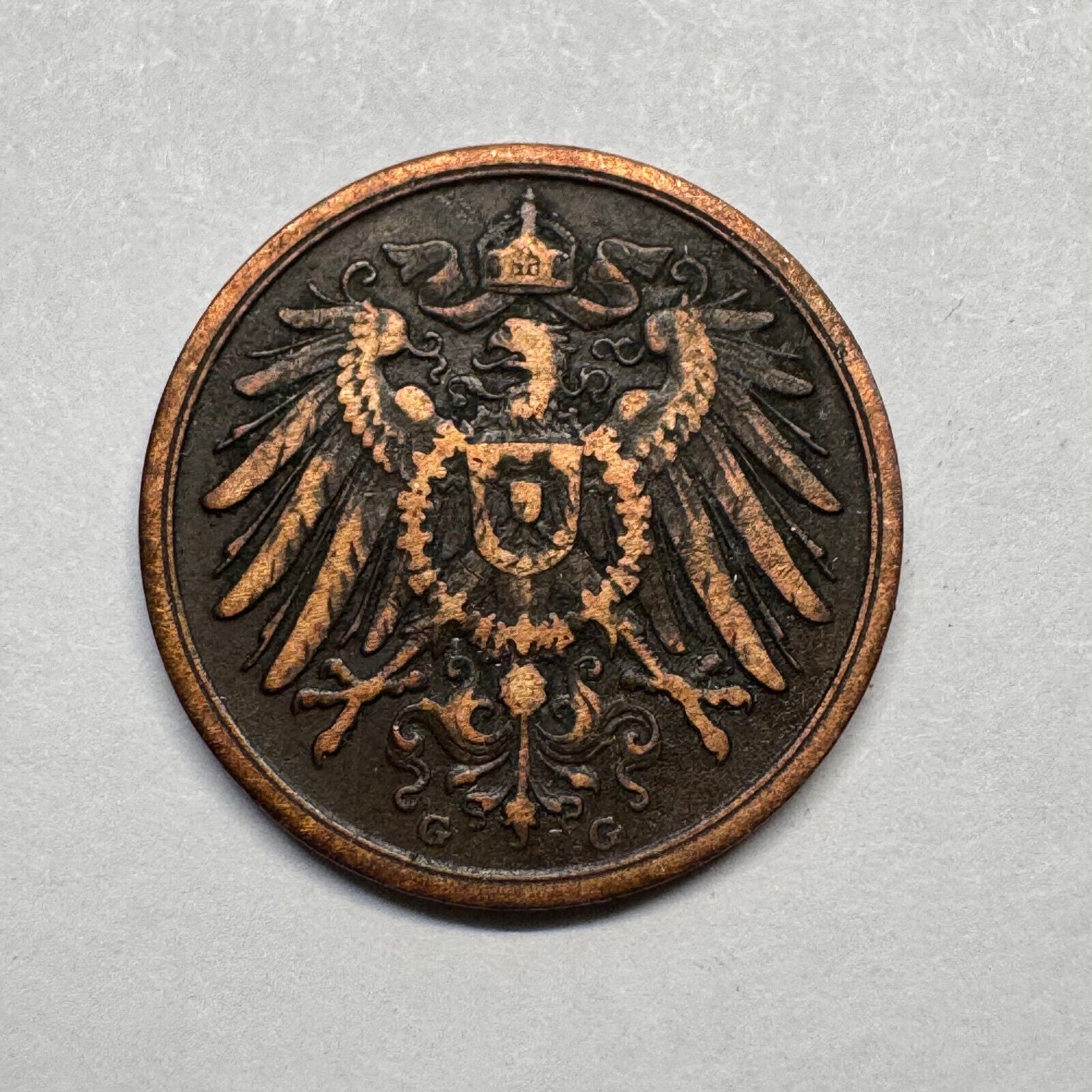 1913 Germany 2 Pfennig - Beautiful Coin - #A-097